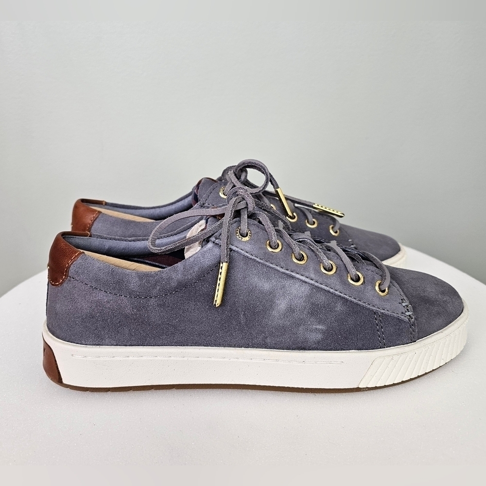 Sperry Women's Vulcanized Anchor Plushwave LTT Suede Sneaker Shoes 6.5